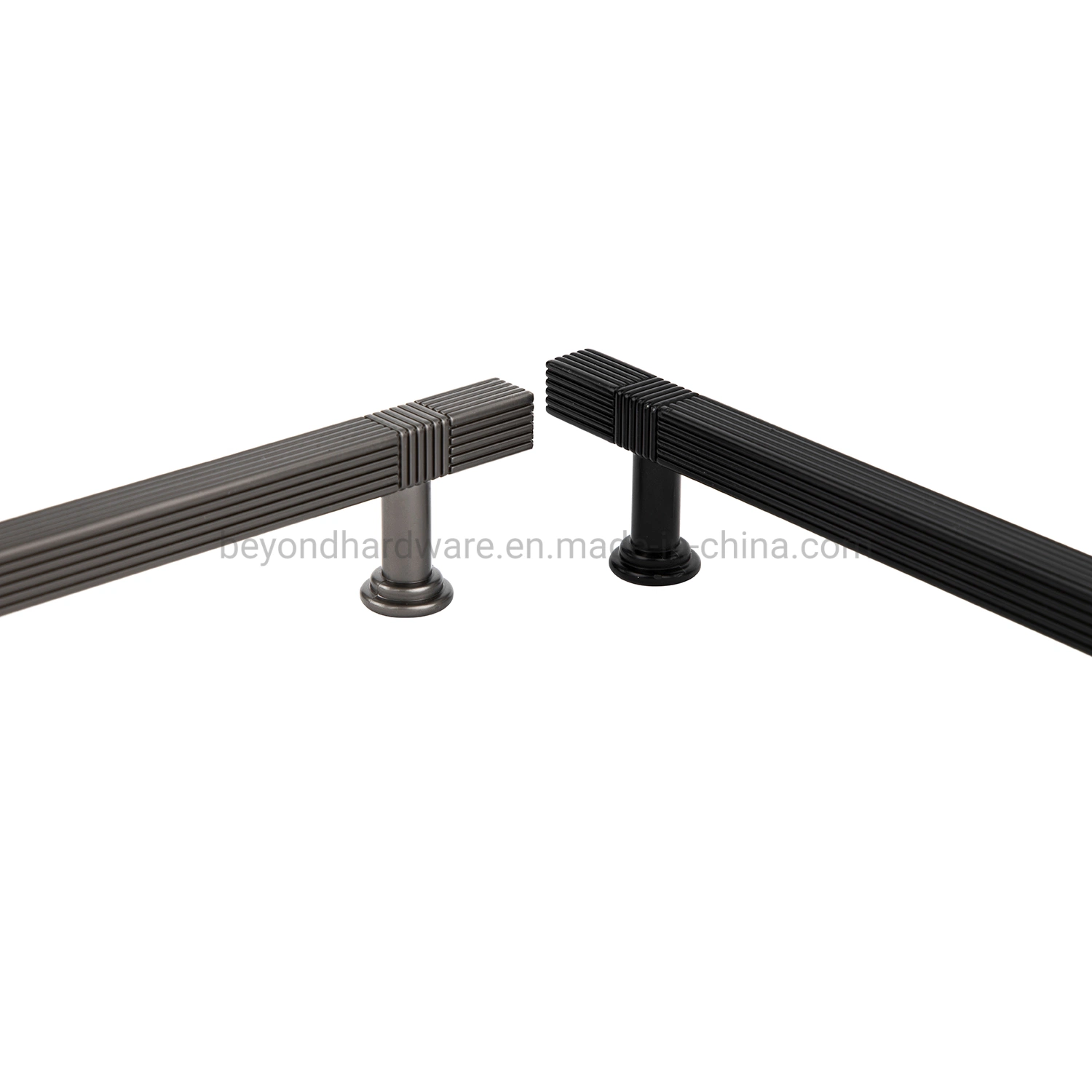 128/160mm Black Gold Drawer Pulls Brushed Brass Kitchen Cupboard Stripe Cabinet Handle Square Bar Pulls