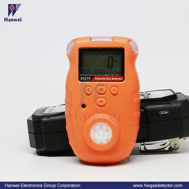 Rechargeable Battery Operated Portable Single Gas Monitor (LEL, H2, NH3, CO2 or HCl etc)