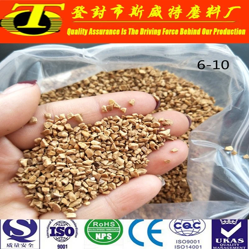 Dry Walnuts Shell Powder Blasting Media Brown Granule Powder