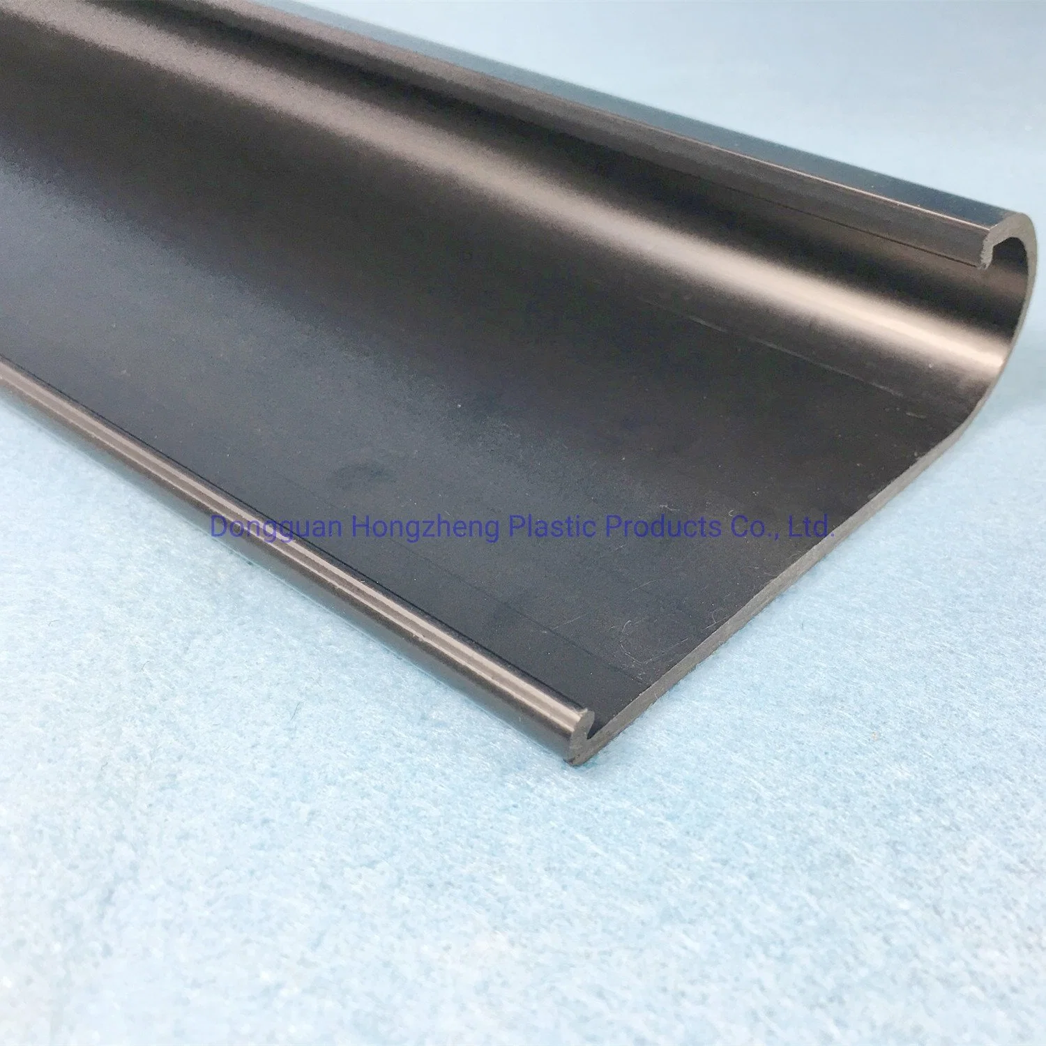 Black PVC Profile Extrusion Parts for Wire Fixed