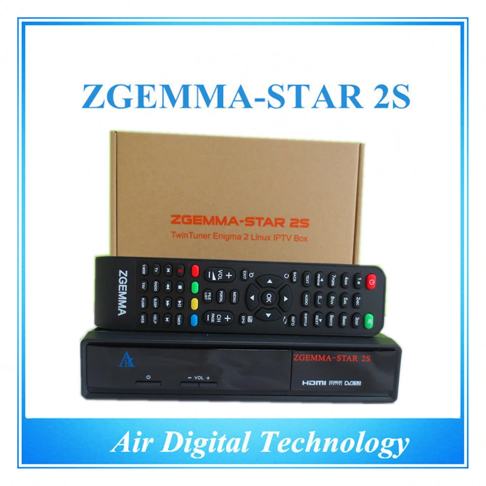 Zgemma-Star 2s двойной тюнер DVB-S2+S2 Combo IPTV спутниковое ТВ приемник