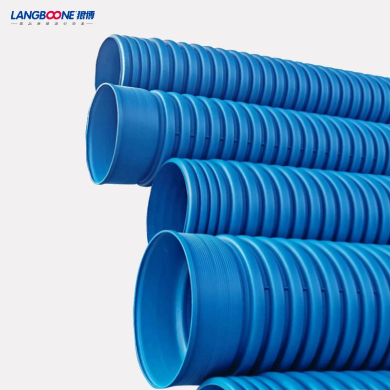 DN1100 Sn10 Double-Wall Corrugated HDPE Pipe with Twining Hollow for Reclaimed Water