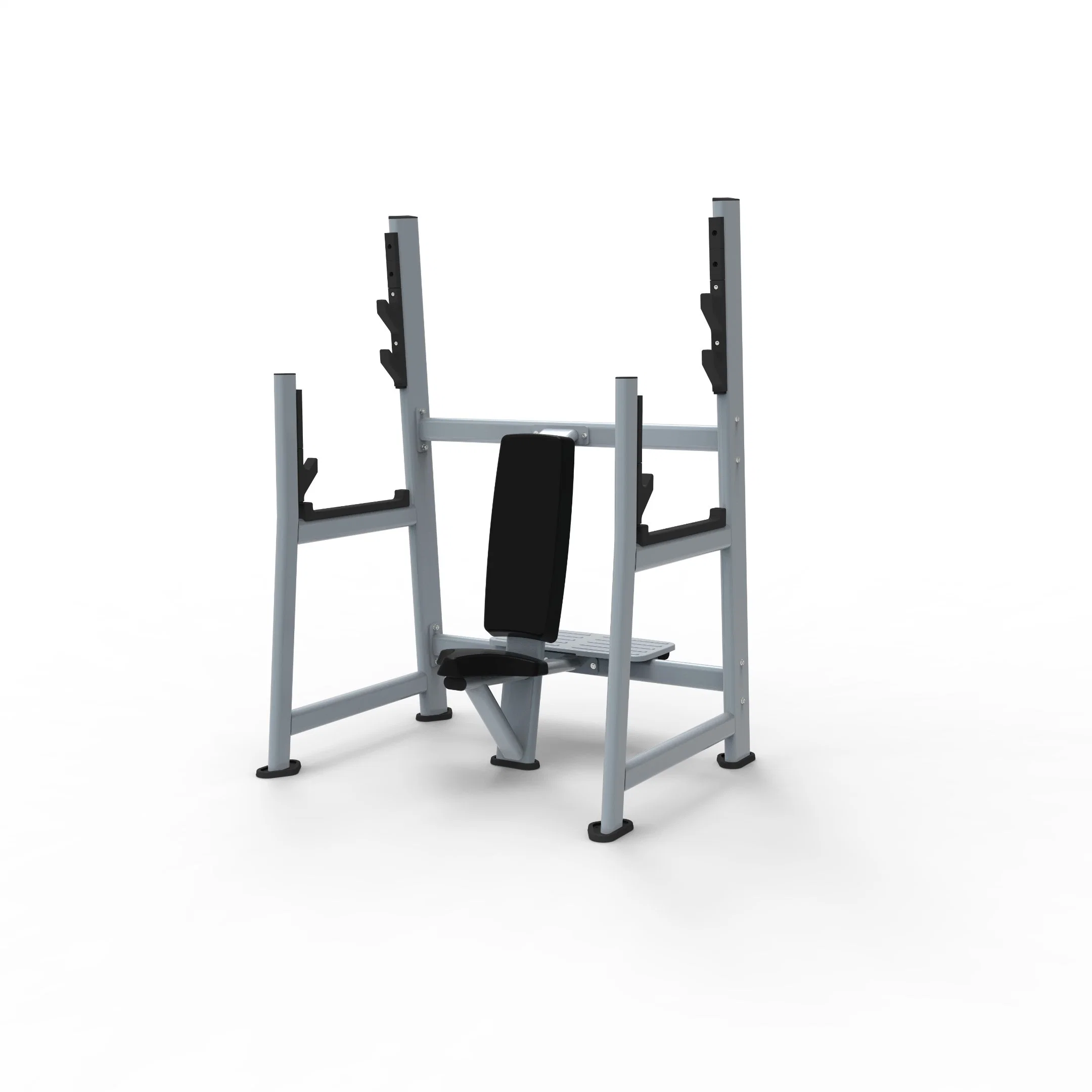 Commercial Bold Steel Tube Life Fit Plate Loaded Adjustable Weight Flat Bench Storage Gym Machine Set