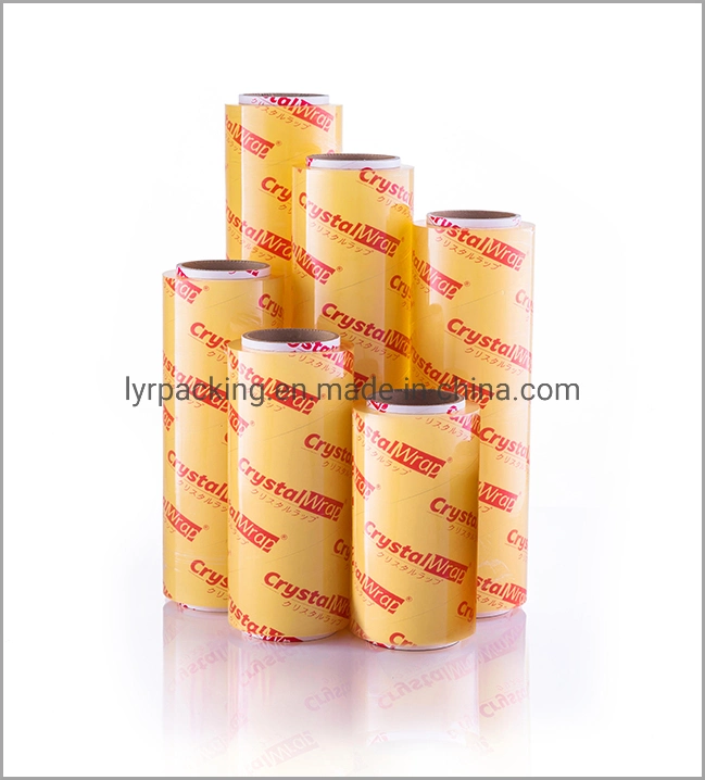 30cm X 2000FT Food Grade Cling Film High Quality PVC Cling Film for Meat Packaging Film