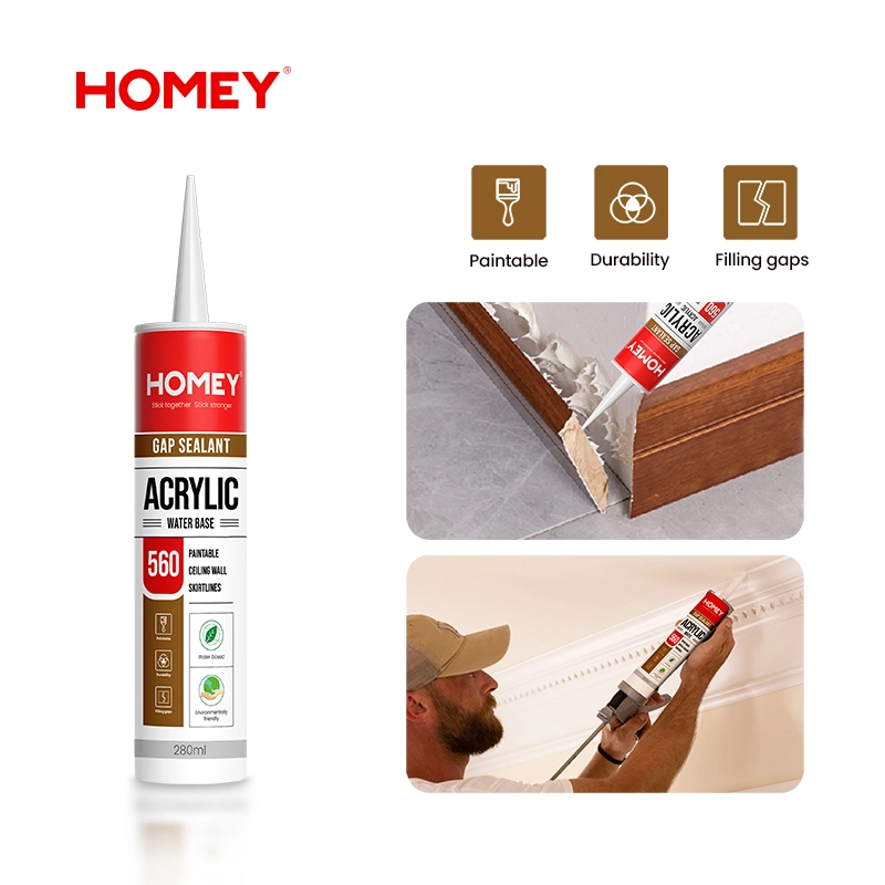 Factory Price Paintable Sealing Gaps Acrylic Silicone Sealant