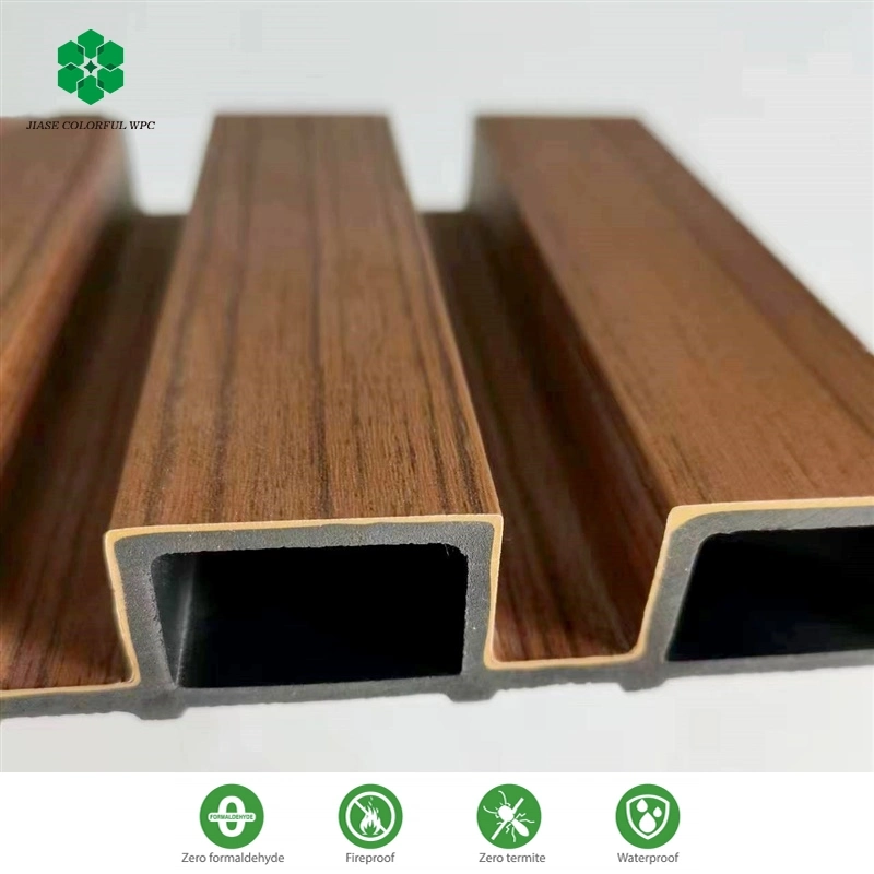 Wholesale/Supplier Co-Extrusion PVC WPC Panel WPC Cladding Decking /WPC Wall Panel Louver