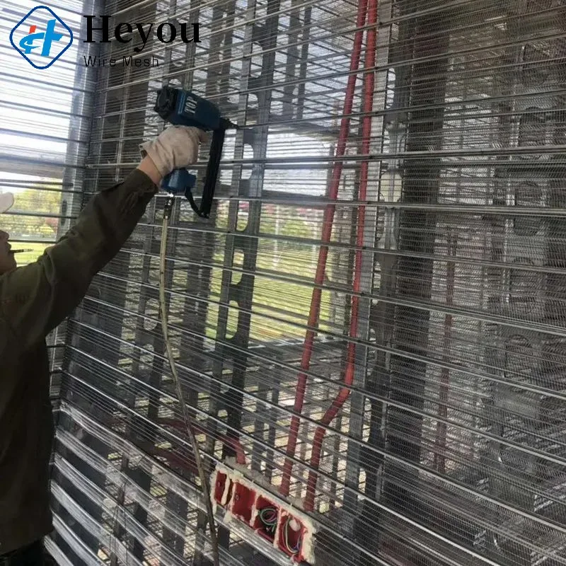 Building Material Formwork Galvanized Expanded Metal Mesh High Rib Lath Metal Decorative Mesh Gutter Guard