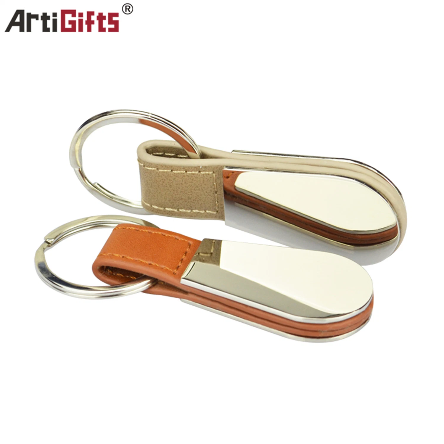 Wholesale/Supplier Cheap Custom Promotion Metal Leather Key Chain