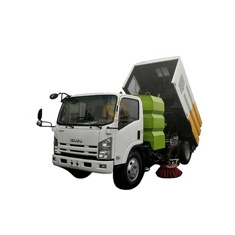 И высасывать тип вручную Isuzu Street Sweeper Road Sweep Truck