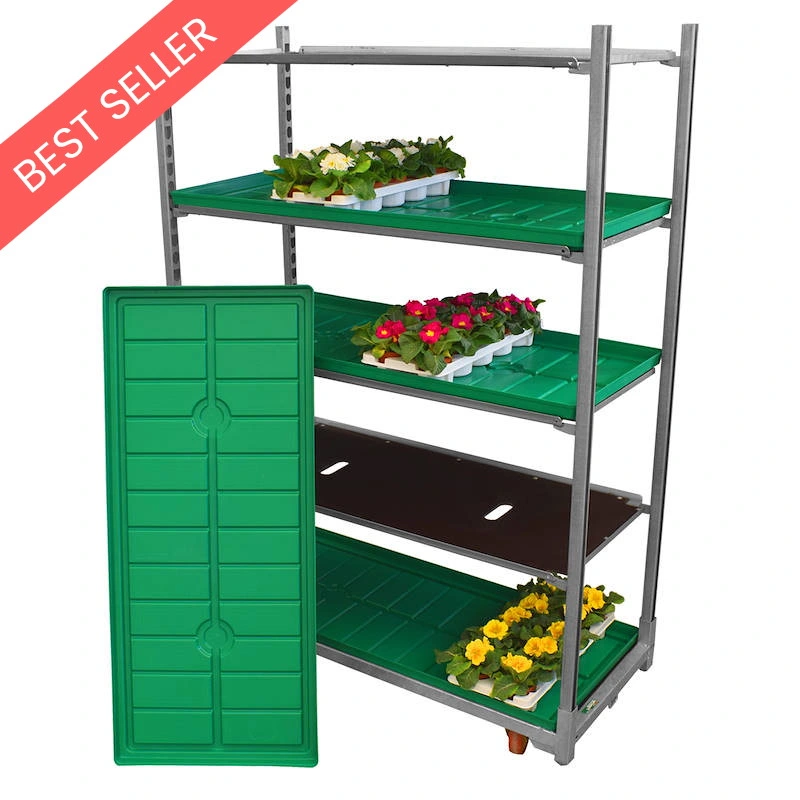 Verzinktes Metall Blume Display Racks Blume Display Racks Garten-Tool Wagen