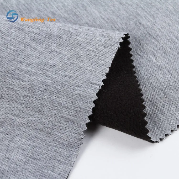 100%Polyester Brushed Polar Fleece Bonding Anti Pilling Fabric for Outer Wear