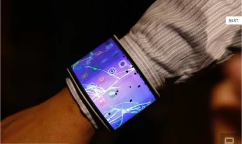 UTG Verre OLED Écran Tactile Ultra Mince et Flexible CPI Montre Intelligente Colorée Portable