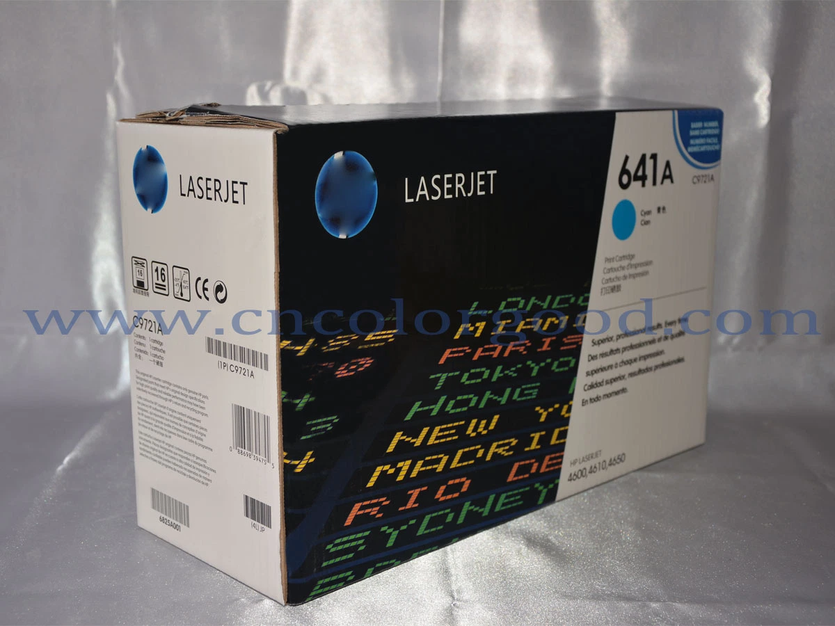 Original Quality C9720A C9721A C9722A C9723A Laser Printer Toner for HP 4600/4650 641 Toner