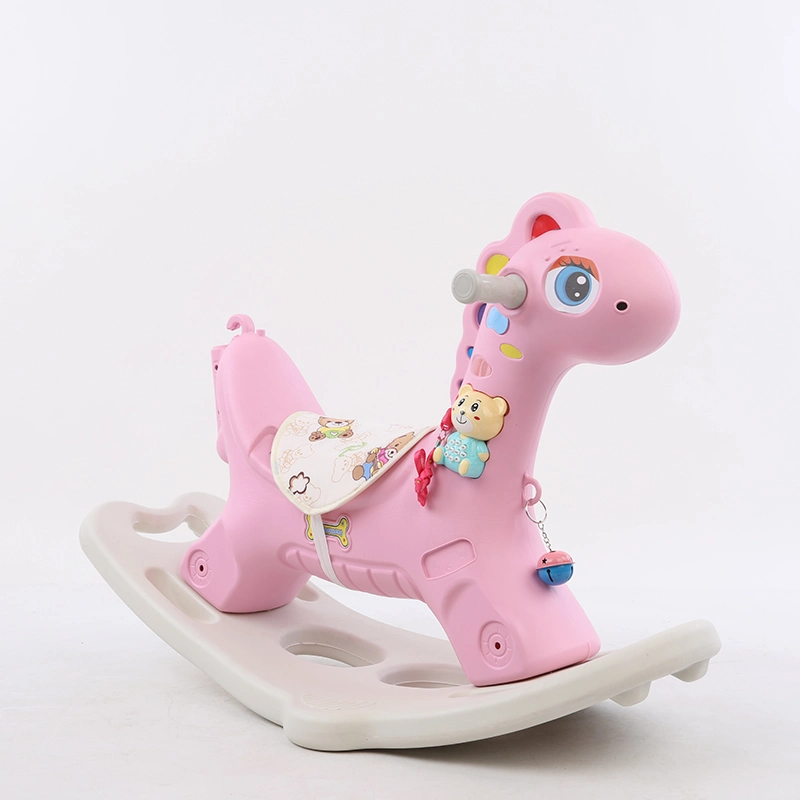 Factory Supply of Classic Rocking Horse, Baby Ride on Toys for 1-3 Year Old, Toddler Ride Animal