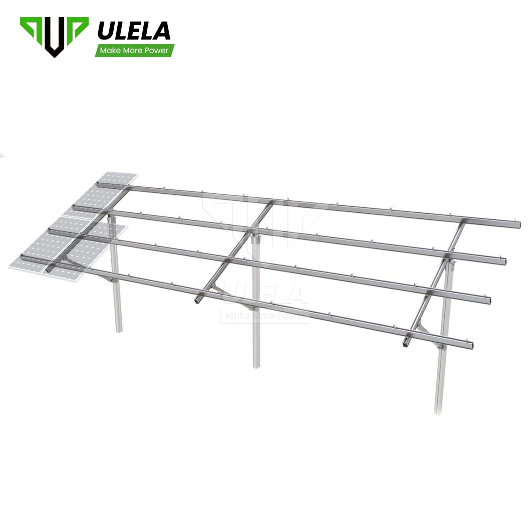 Ulela Solar Panel Support Herstellung Stahl Boden Solar-PV-System China Ground Solar Brackets Photovoltaik Montageracks