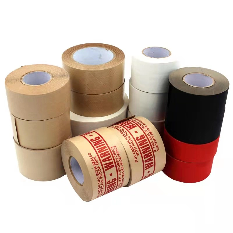 La casilla de envío sellado sin reforzar impresión personalizada de la cinta de embalaje de papel Kraft