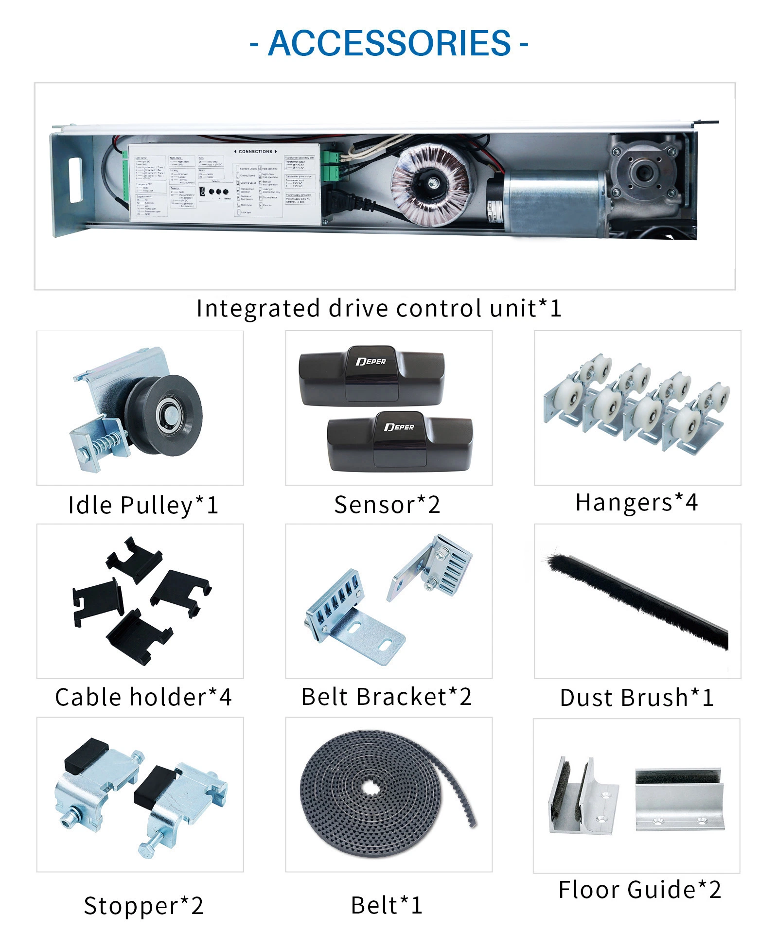 DSL-16 Unidad de Control automático de Puertas deslizantes con motor Dunker