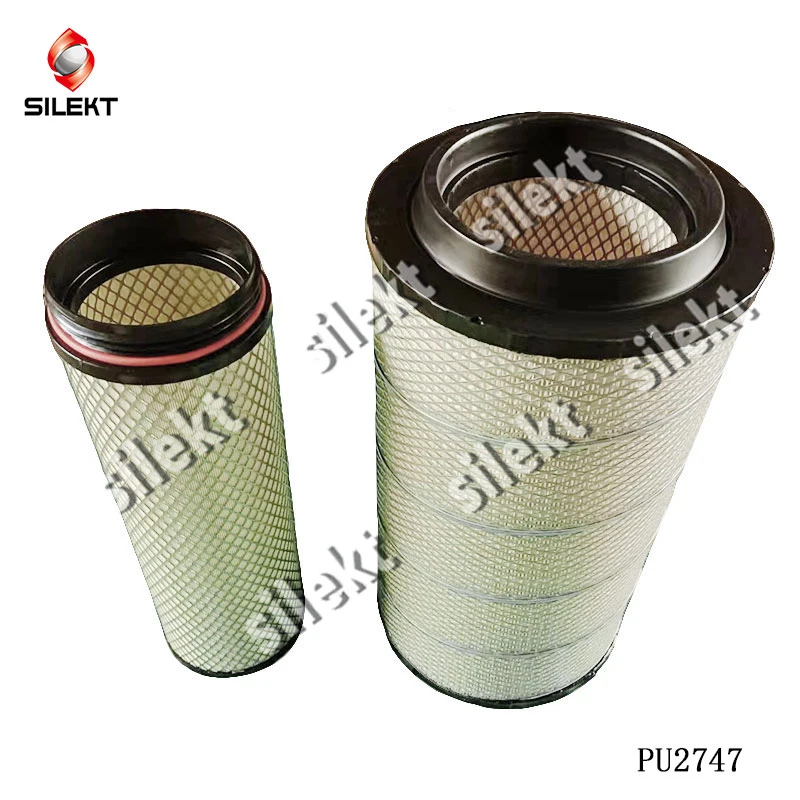 PU2747 Air Filter K2747PU Heavy Duty Truck Filter Element Truck Engine Spare Parts