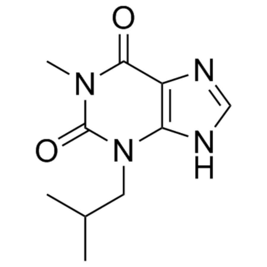 Medicina diária da matéria-prima 3 - grau de pureza de isobutilo-1-metilxantina 99% CAS no. 28822-58-4