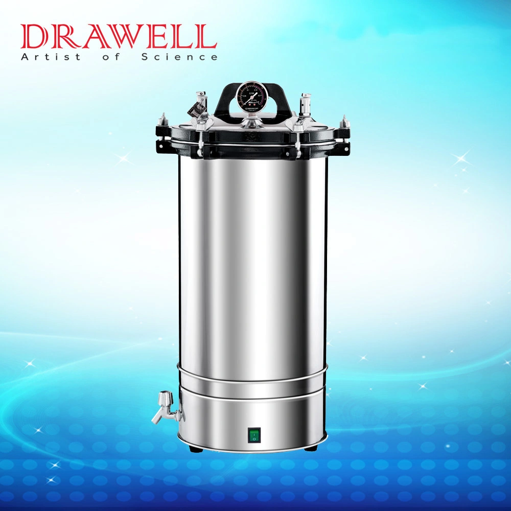 Dw-280D'UN PORTABLE 24L'autoclave à vapeur Stérilisateur Autoclave Autoclave Instrument dentaire