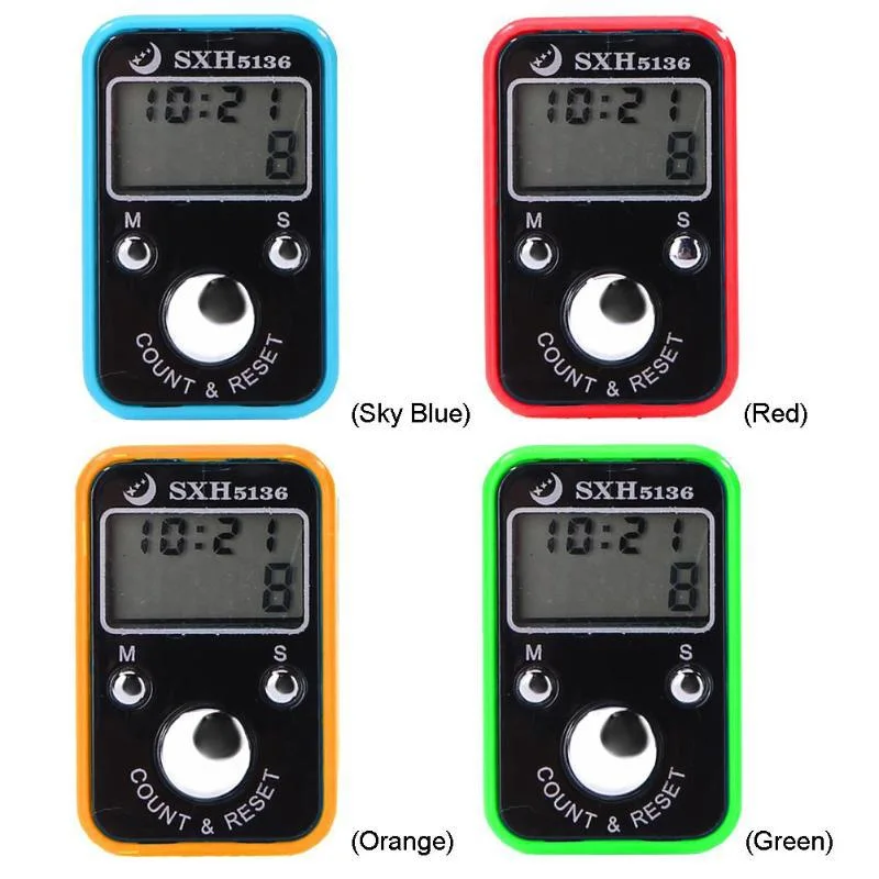 Manufacturer Direct Ring Counter Finger Mini Electronic Tally Counter with LED Light