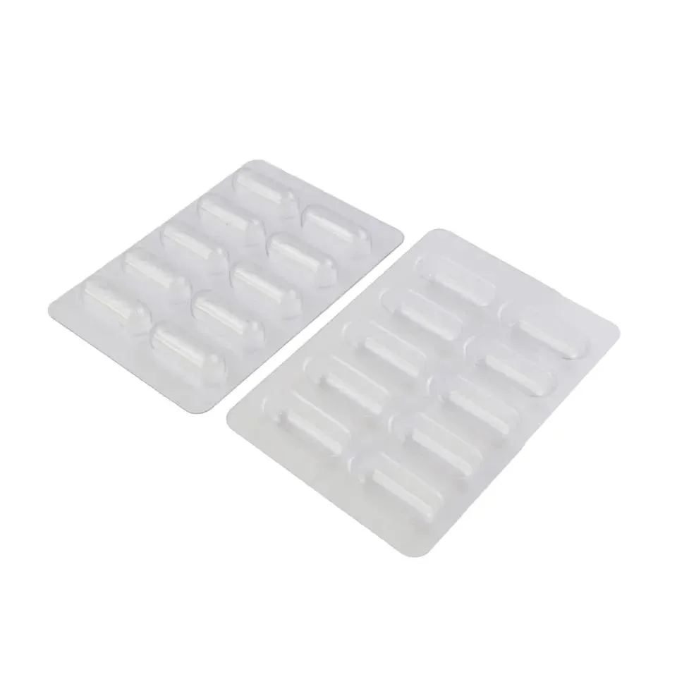 Accept Custom Virgin Material Disposable Plastic Pill Capsule Blister Packaging Tray Medical