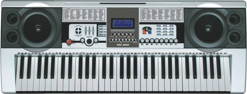 61-Key Standard Piano Keyboard with LED Display and 100 Rhythms Musical Instruments