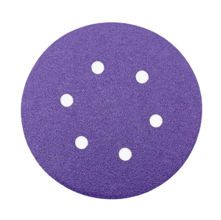 Purple Sanding Film Hook and Loop Abrasive Equivalent to 3m Cubitron II 775L