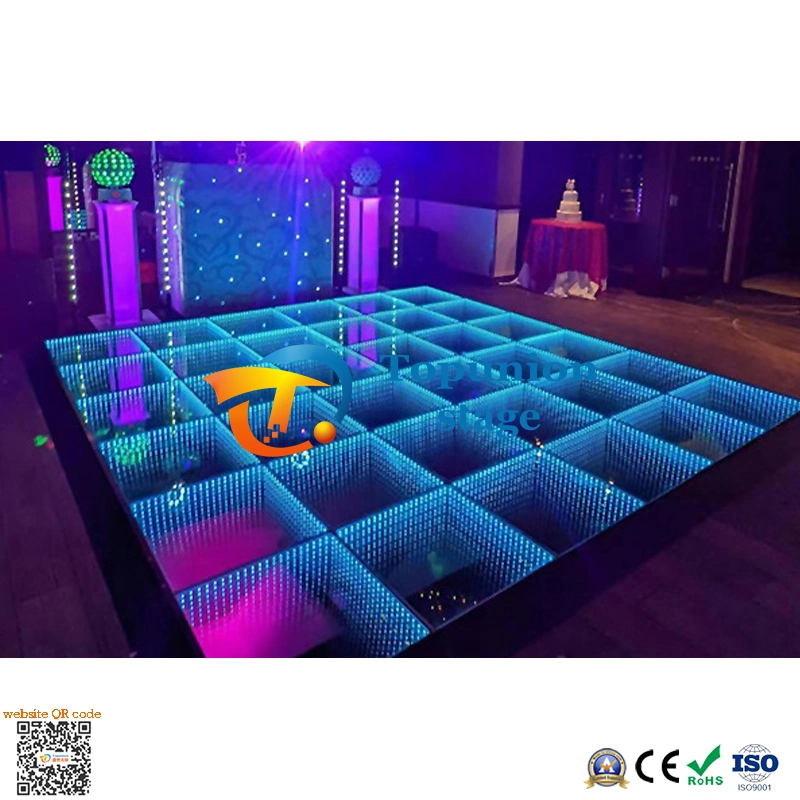 KTV Mall Induction Effect Light Imitation Space Light LED 5050 3 in 1 Tempered Glass Mask Floor