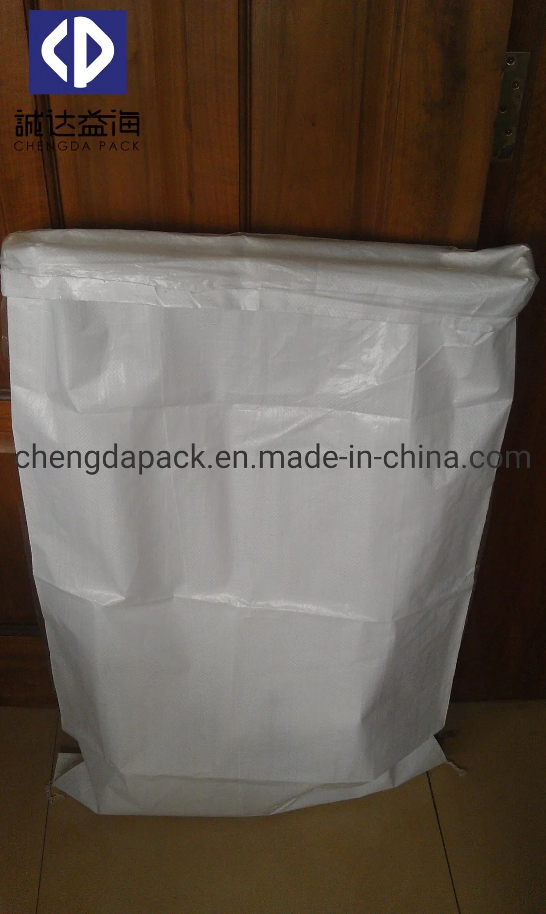 China Plastic PP Woven Polypropylene Rice Bag 50kg for Used Clothes Packing 50kg Plain White PP Woven Bags