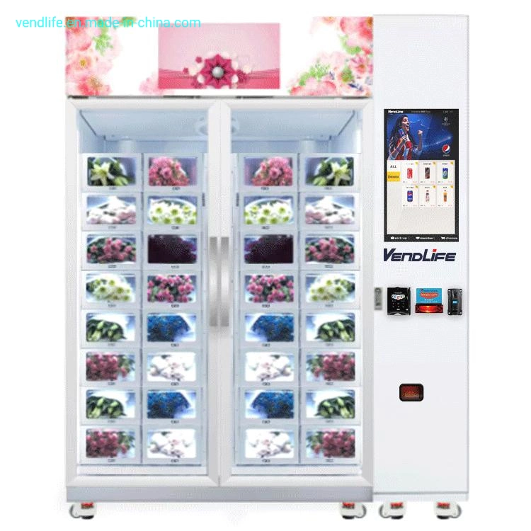 Factory Direct Sell New Model Full Automatic Floss Vendlife Flower Vending Machine Automatic Cotton Candy Making Machine