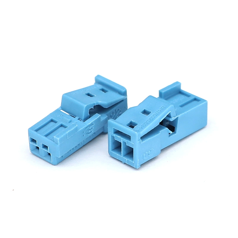 3-1452577-1 Te/AMP 2pin Cyan Automotive Wiring Harness Connectors Housing for Female Terminals 1-1718333-1