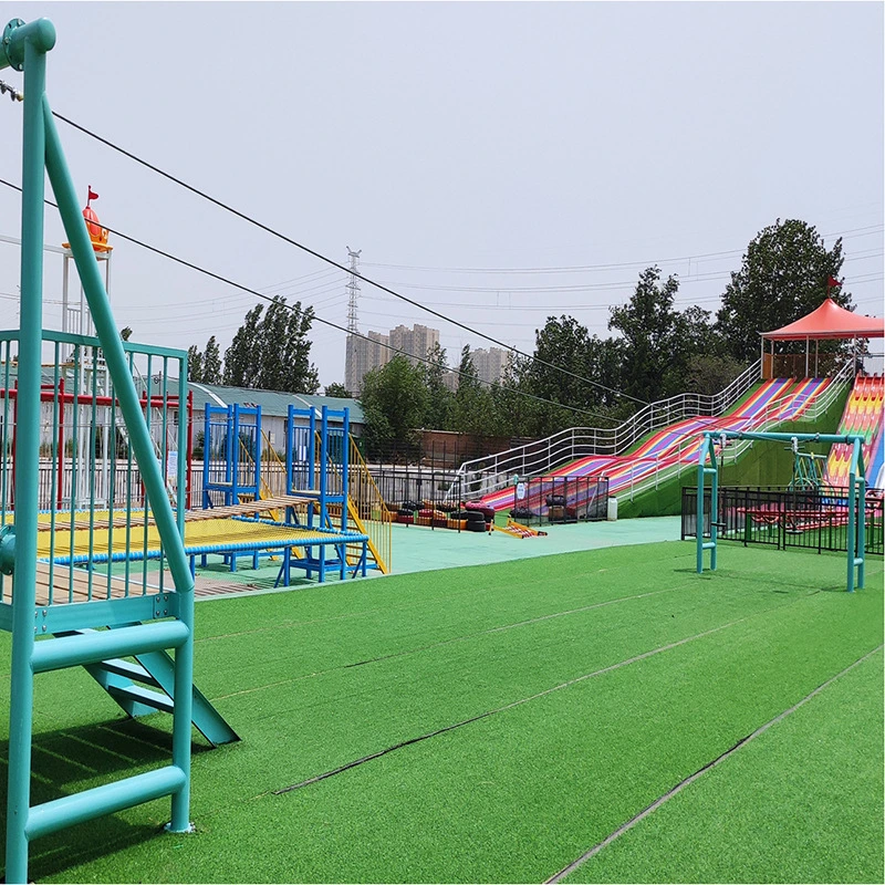Amusement Park Rides Outdoor Zip-Line Cable Way Children Jungle Gym Outdoor Playground Equipment