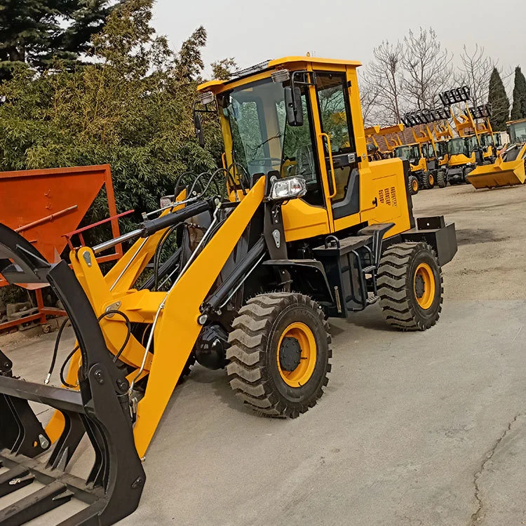 La última tecnología de las 4 ruedas excavadora, cargador con Digger para construcción