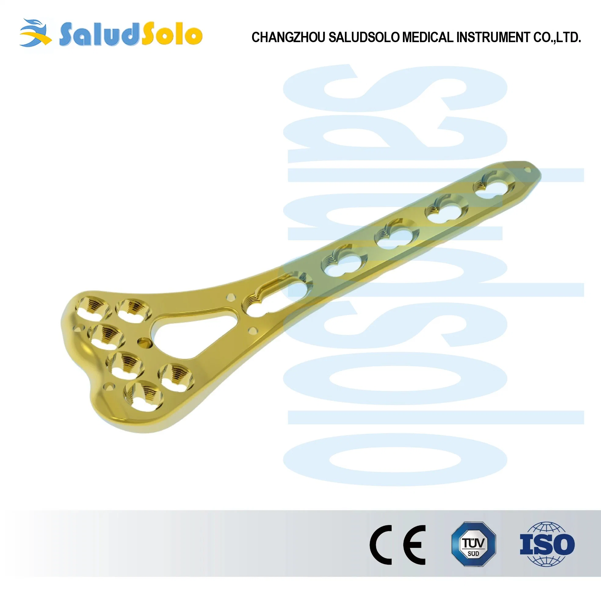 Orthopedic Implant Variable Angle Distal Radius Plam Locking Titanium Plate, Volar Locking Compression Plate (VA)