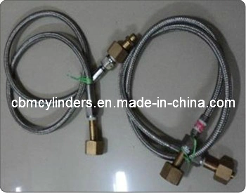 Conector de manguera de alta presión para oxígeno, adaptador de manguera de oxígeno CGA870 a CGA540 para transvase de oxígeno