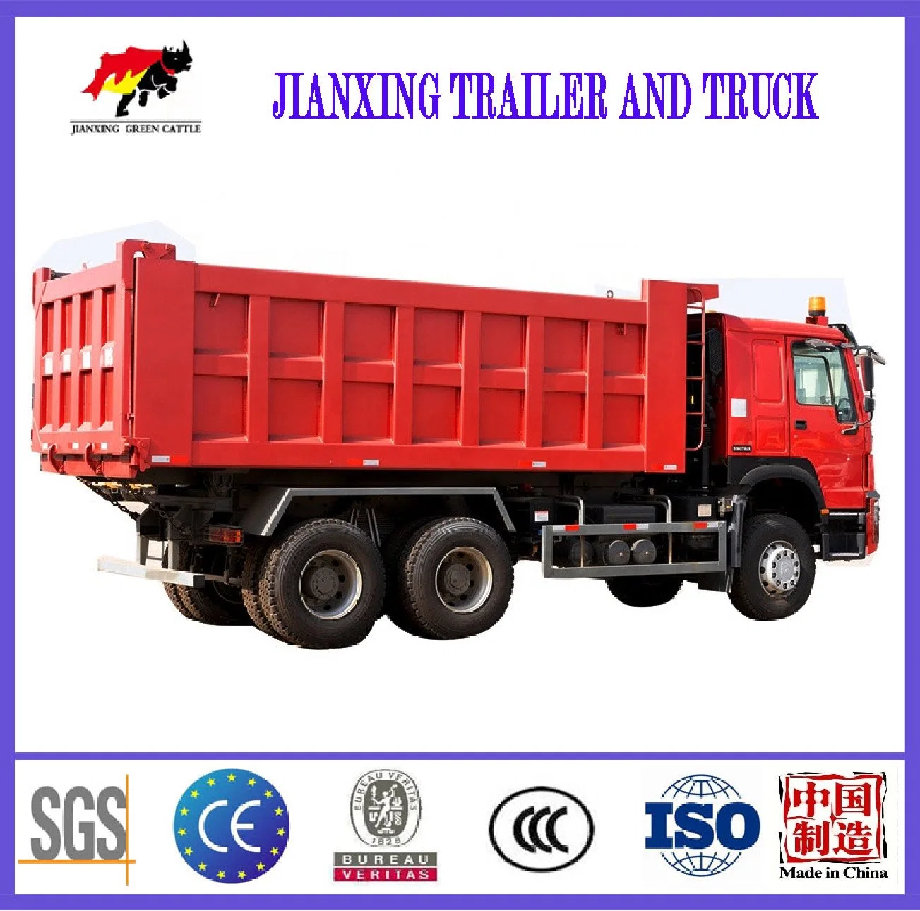 6*4 Dump Truck Brand New Loading Earthwork Gravel Bulk Cargo