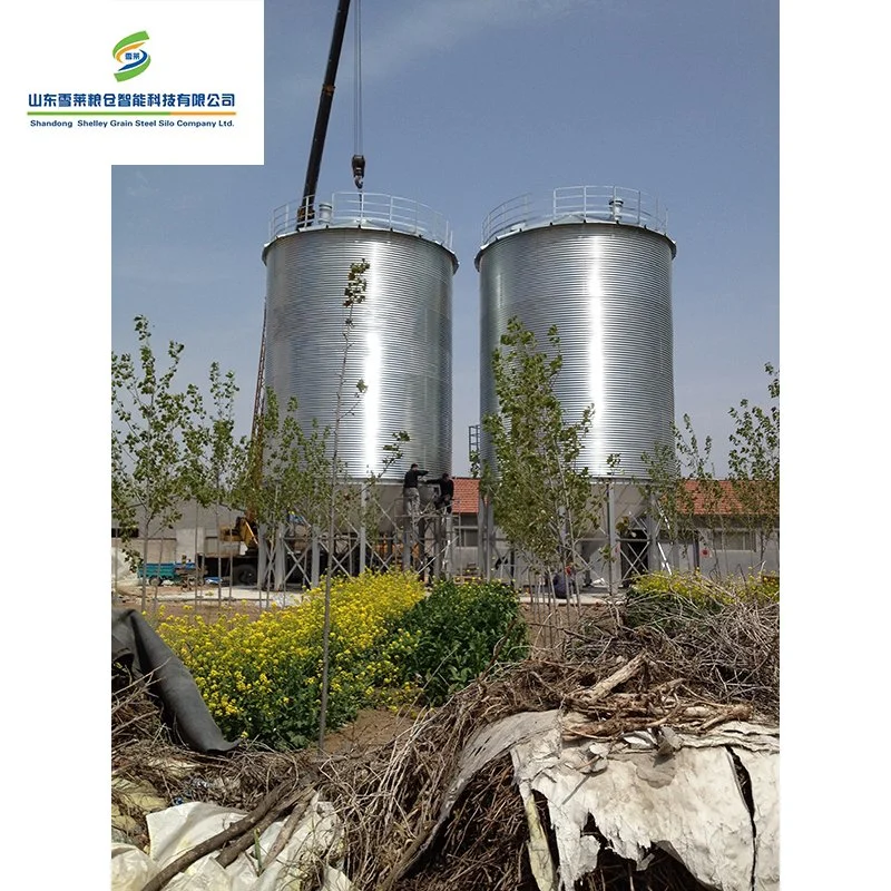 1000 Ton Corrugated Steel Sheet for Grain Rice Husk Silos