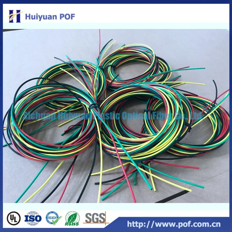 Cc Colored Series Plastic Fiber Optic Communication Cable -Simplex Cable