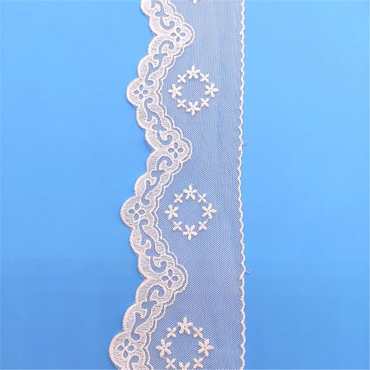 Home Textile Lace Fabric Embroidery Lace for Garment Accessories Wedding Dress