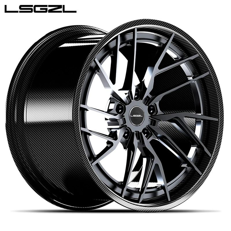 Custom Full Carbon Fiber Wheel Forged Spokes 18 19 20 21 Inch