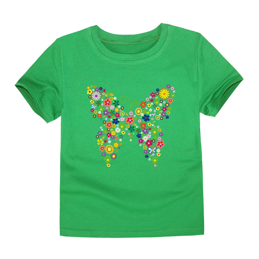 Custom Children T-Shirts Multi Colors Soft Touch High quality/High cost performance  Girl's T-Shirts