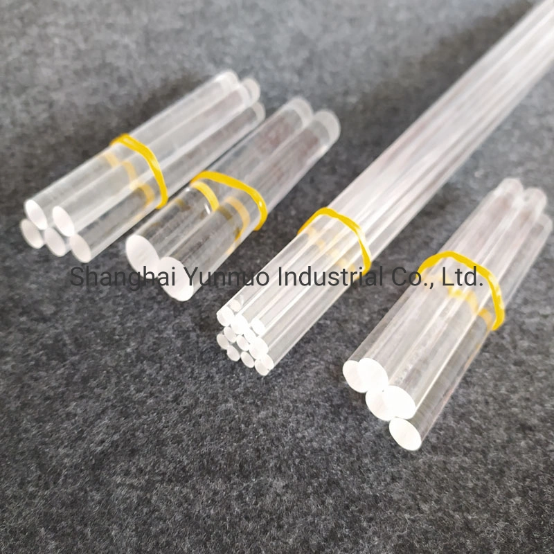 China Transparent Fused Slica Quartz Rod for UV Light