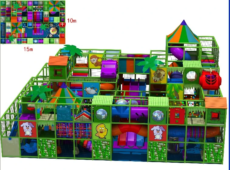 Equipamento para o parque infantil Custom Indoor Play Structure (TY-0614D) de novo estilo