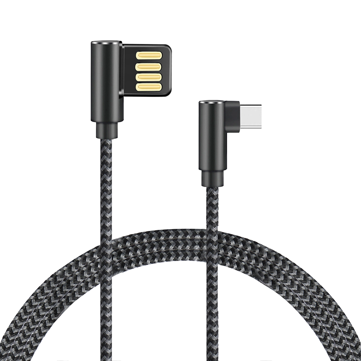 New Fast Charger Type-C Cable 3FT 6FT 10FT 1m 2m 3m New Nylon Braided USB C Cable New Type-C Charging Cable for Samsung Xiaomi Huawei Oppo