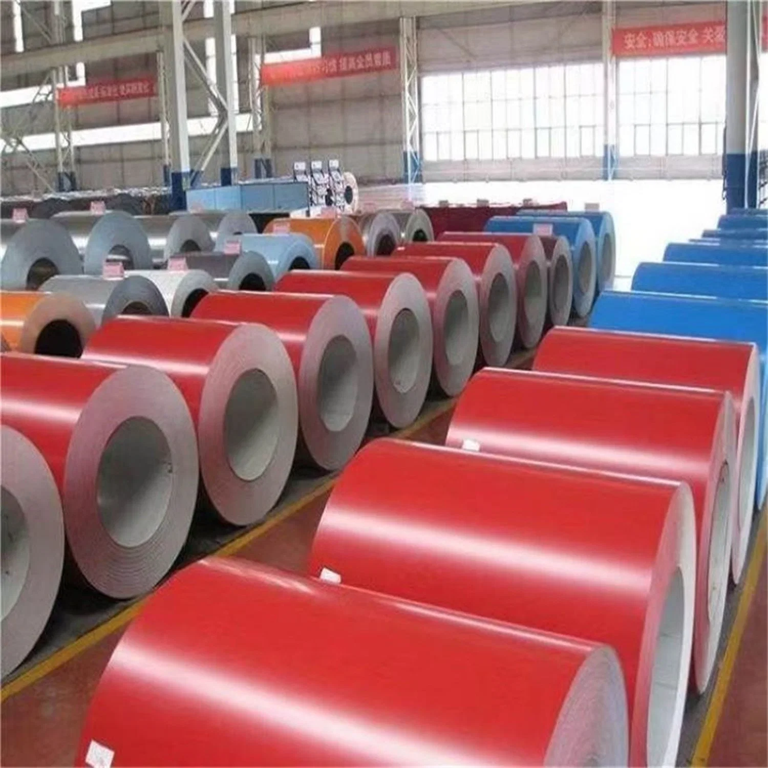 Color Coated Aluminum Coil PE PVDF Colored Aluminum Rolls