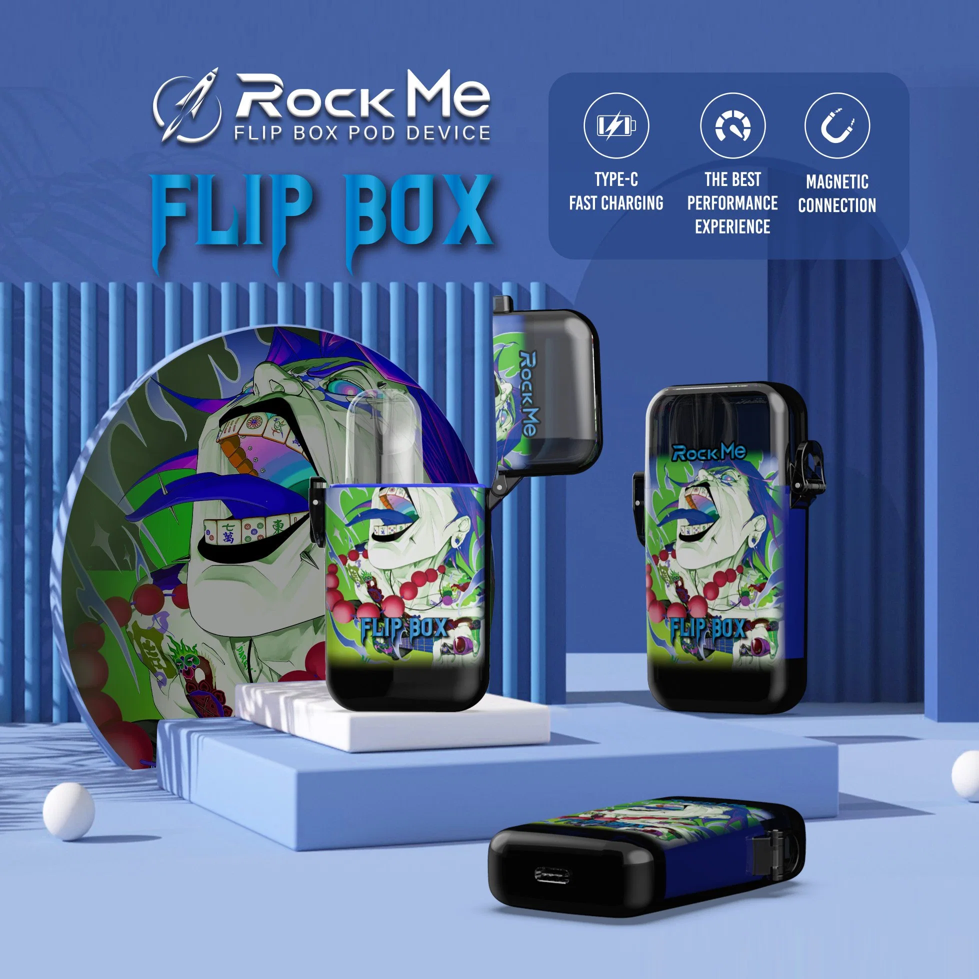 Rock Me Vape Cartridge Device Electronic Cigarette 650mAh Battery Rechargeable OEM Available