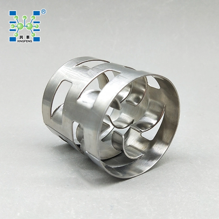 Stainless Steel Metal Pall Ring Packing Metallic Pall Ring for Absorption Tower