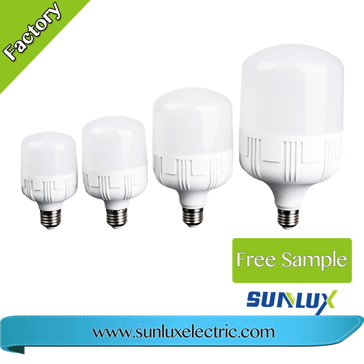 مصباح LED T80-155 مم 20 واط، 30 واط، 40 واط، 50 واط، ارتفاع E27 B22 لمبة مصباح LED على شكل حرف T لعمود LED الخاص بالطاقة