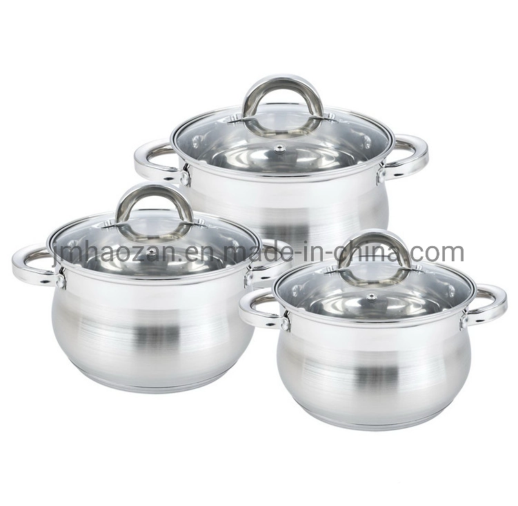 Acero inoxidable utensilios de cocina 6pzas Potset Forma del vientre